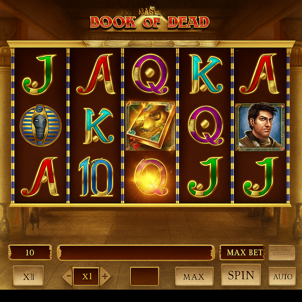 BeepBeep Casino - Book of Dead Slot Game